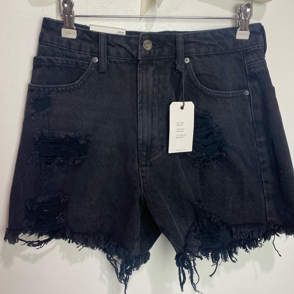 Forever21 Distressed Mom Shorts
